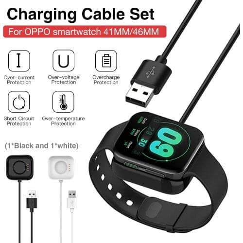 Smart Watch USB Magnetic Fast Charging Cable Smart watches Charger Portable Charging Accessory For OPPO Smartwatch 41mm 46mm