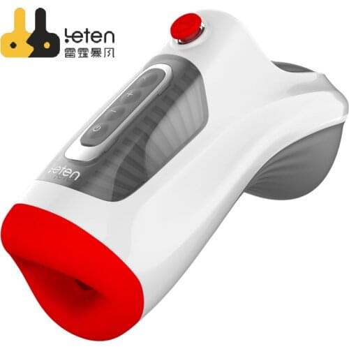 Leten Air Oral Masturbator Blowjob Machine, Vacuum Masturbators Men Sucking Deep Throat Vibrators Masturbation Sex Toy For Men