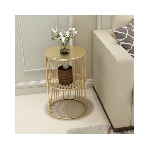 High Quality Nordic Small Marble Coffee Table Side Table Corner Living Room Round Tea Table Simple Modern Bedside Table Mesa