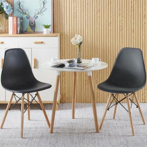 4Pcs/Set Chairs Living Room Dining Chair Nordic Style Lounge Leisure Chairs Desk Chair For Study Room Chairs Home Decoration HWC