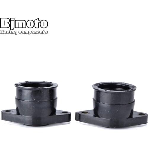 BJMOTO For Yamaha TT350 TT 350 1986-1987 XT350 XT 350 1985-2000 Carburetor Manifold Interface Carburetter Intake Pipe Adapters Insulator Connector 42U-13596-01-00 42U135960100 55V-13586-01-00 55V135860100