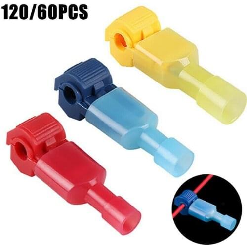 30/60/150PCS Snap Splice Lock Wire Quick Terminal Electrical Cable Connectors T-Tap Crimp Wire termininals Ant Clips Connector