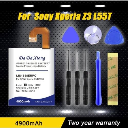 4700mAh LIS1558ERPC Mobile Phone Battery use for Sony Xperia Z3 L55T L55U D6653 D6603 D6633 D5803 D5833 D6616 D6708 battery