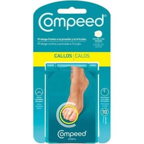 COMPEED CALLOS HIDROCOLOIDE ENTRE DEDOS 10 U