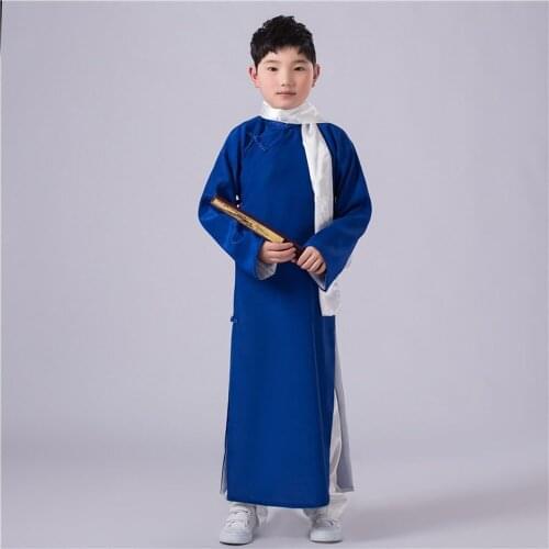 Costumes for Children Robes Ancient Chinese Costumes Tang Dynasty Costumes for Boys Chinese Hanfu Movie Stage Performance Wear