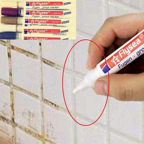 Tile Marker Home Decor Repair Wall Pen Refill Grout Refresher Marker Kitchen Bathroom Cleaner