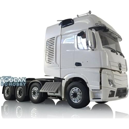 RC 1/14 LESU Tractor Truck Metal Chassis Motor 402A DIY Hercul Arco Cabin THZH0728-SMT3