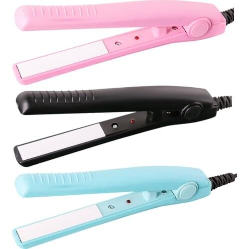 2 in 1 Mini Hair Straightener Curler Flat Iron Beauty Hair Styling Tools Portable Hair Straightening Crimper Curling Corrugated