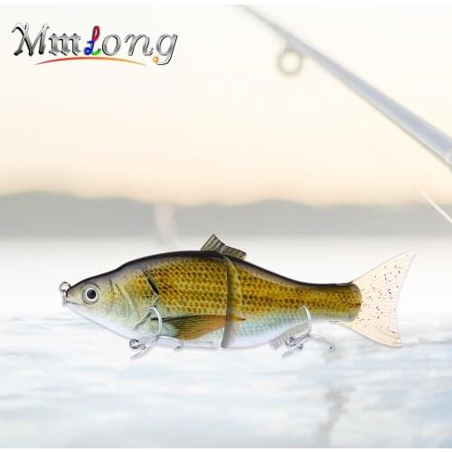 Mmlong 15.2cm Jointed Swimbait Big Fishing Lure AL16-S 50g 2 Segments Artificial Crankbaits Slowly Sinking Carp Bait Fish Tackle