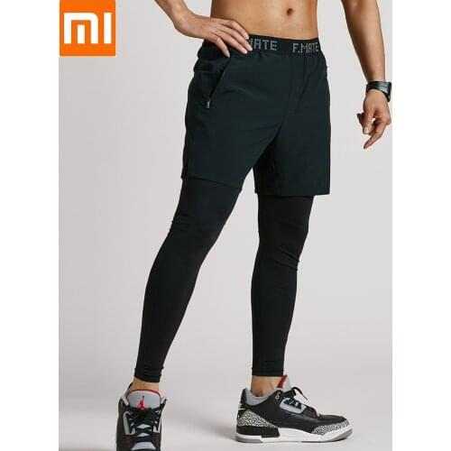Youpin F.Mate men training tights Shorts two in one Lightweight and breathable Fitness running Sweatpants pants