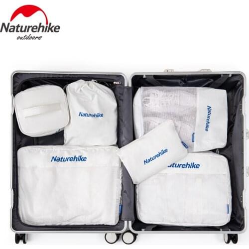 Naturehike 6 in 1 Travel Luggage Storage Set Travel storage 6pcs suit travel portable clothes shoes luggage storage bag