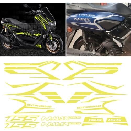NEW Motorcycle Whole Car Sticker Fairing Kit Fuel Tank Pad Fairing Decal Stickers For YAMAHA NMAX 155 N-MAX155 nmax155 2019-2021