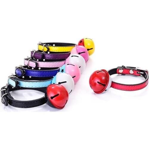 Personalised Dog Collar Puppy Cat Accessories Bell Teddy Kitten