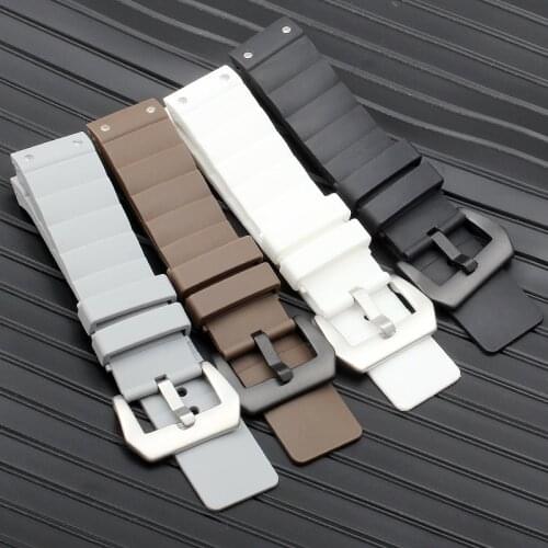 Replacement for Cartier Santos 100 Series W20106x8 Watch Silicone Watch Strap Rubber Waterproof mens womens Watch Band 23mm