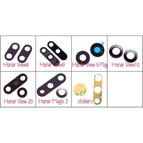 L rear back camera lens glass replacement for Huawei Honor View 8 9 10 20 Honor Magic Honor V8 V9 V10 V20 honor view 20 V20