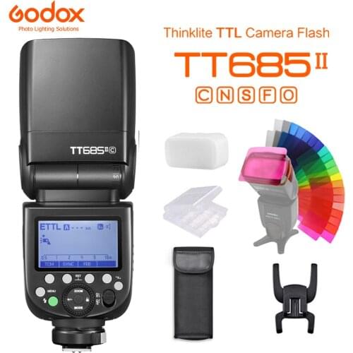 Godox TT685 TT685C TT685N TT685S TT685F TT685O TTL HSS Camera Flash Speedlite for Canon Nikon Sony Fuji Olympus Camera