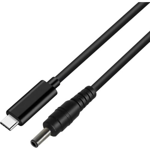 1.5M/4.9FT,Type-C male head to 4.5*3.0MM notebook PD fast Charging Line,USB-C to 4.5*0.6MM with pin Charger cable