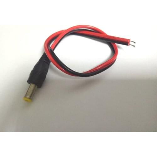2000pcs 5.5mm x 2.1mm Male CCTV LED DC Power Plug Jack Adapter New