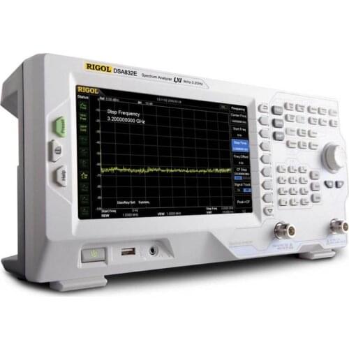 Rigol DSA832E-TG Spectrum Analyzer (9kHz to 3.2GHz) with Tracking Generator
