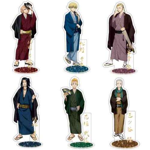 Anime Tokyo Revengers Figure Cosplay Acrylic Stands Manjiro Ken Takemichi Hinata Atsushi Model Plate Fans Cosplay Model Props