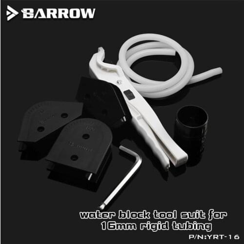 Barrow 12mm 14mm 16mm Hard Pipe Bender Rigid Tubing Machining Water Cooling Tool Kit YRT