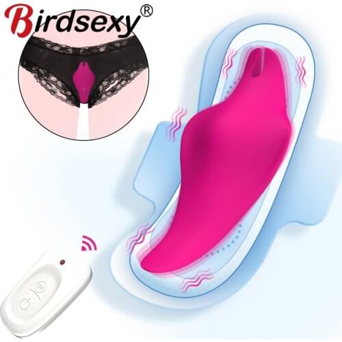Wearable Butterfly Vibrator Clitoris Stimulator Panties Vibrator Sex Toys For Women Wireless Remote Vibrating Eggs Masturbator