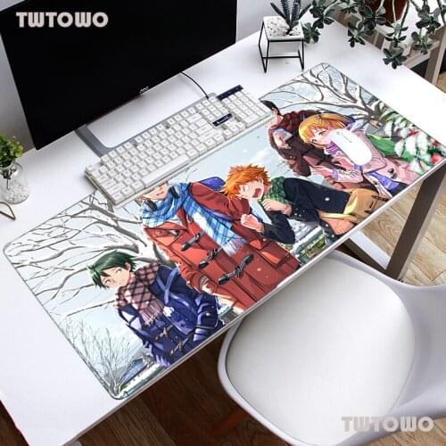Large Gaming Mouse Pad Haikyuu 30*80CM Lock Edge Mousepad Speed/Control Version Mouse Mat For Dota 2 CS GO