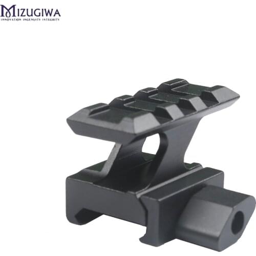 Quick Release Airsoft Rifle Scope Riser 20mm Rail Scope Mount Adapter Weaver picatinny Rail Scope Mount Gun Accessories caza