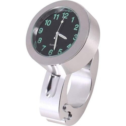Universal 7/8 inch Motorcycle Handlebar Watch Waterproof Shockproof Buckle Mount Clock Watch for Scooter Motor Bike