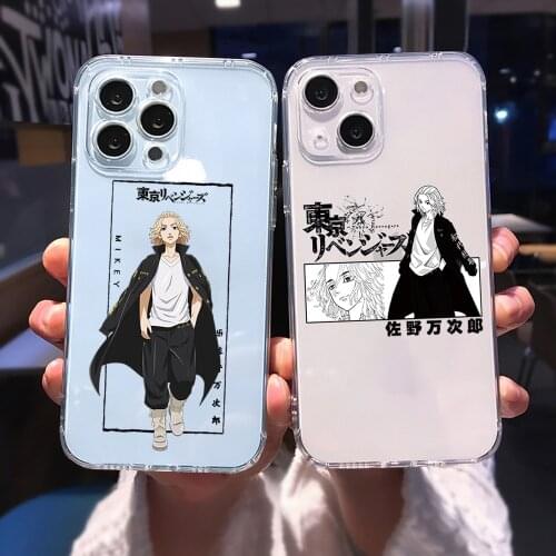 Tokyo Revengers Phone Case Transparent for iPhone 11 12 pro mini XS max 7 8 plus XR X SAMSUNG A 51 21S S 20fe Note 20ultra funda