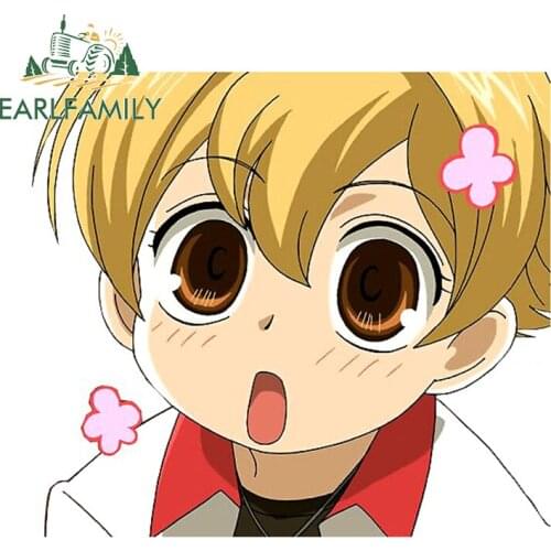 EARLFAMILY 13cm x 11.6cm For Honey Ouran Anime Vinyl Car Stickers Graffiti Decal Creative Waterproof Surfboard Windows Sticker