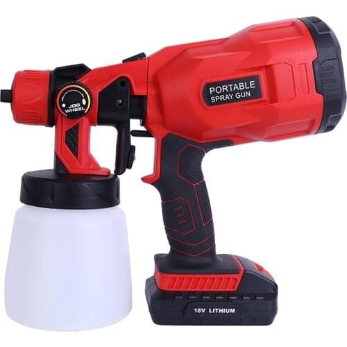 Electric Spray Gun 800ml Household Paint Sprayer High Pressure Spray Gun Flow Control Airbrush Easy Spray Power Tools Airbrush