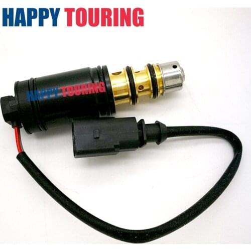 New CAR DENSO AC Compressor Electric Control Valve Solenoid Valve 6SEU16C 7SEU17C for Volkswagen Polo Touaregs 4.2