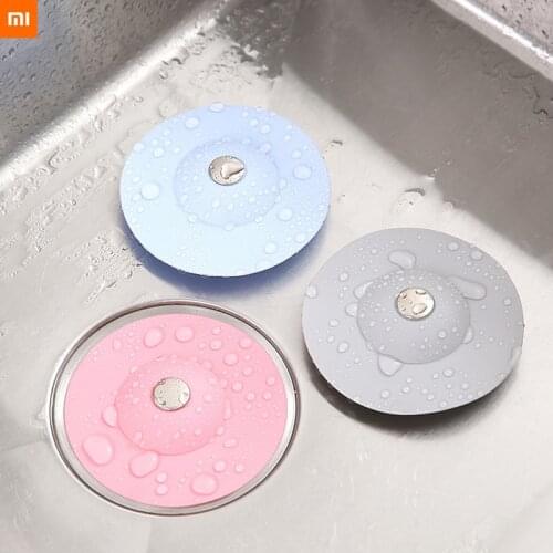 Xiaomi Kitchen Sink Filter Shower Drain Hair Catcher Stopper Bathroom Floor Drain Cover Universal Anti-clogging Sink Strainer
