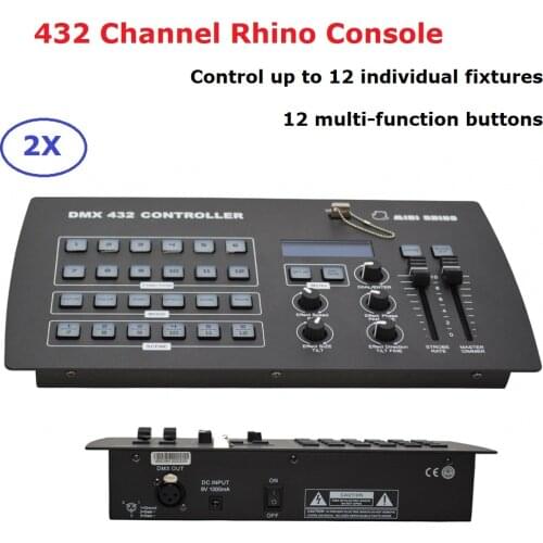 432 Channel DMX Controller Dj Equipments DMX 512 Console Stage Lighting Laser Projector For LED Par Moving Head Lights Disco