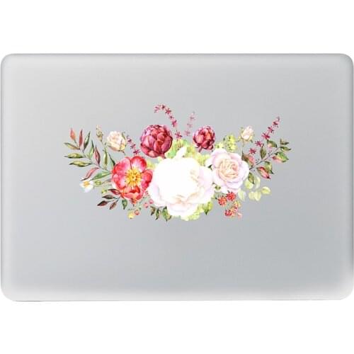 Fresh bouquet Vinyl Decal Notebook sticker on Laptop Sticker For DIY Macbook Pro Air 11 13 15 inch Laptop Skin