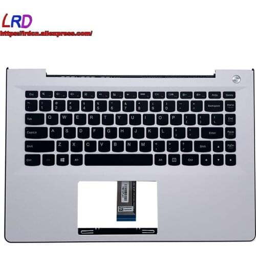 New Original Shell Upper Case Palmrest with US English Keyboard for Lenovo S41 -70 -75 -35 U41-70 500S-14ISK 300S-14ISK Laptop