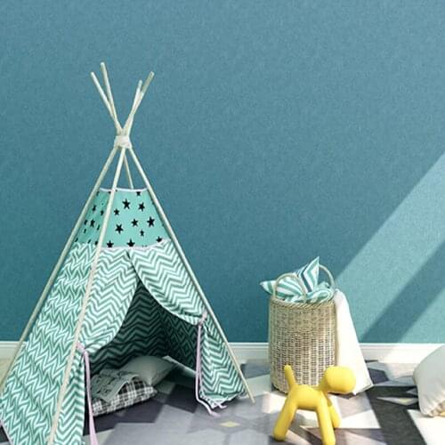 Soild Plain Color Non-woven Wallpaper Rolls For Bedroom Living Room Wall Background Covering Simple Nordic Style Home Art Decor