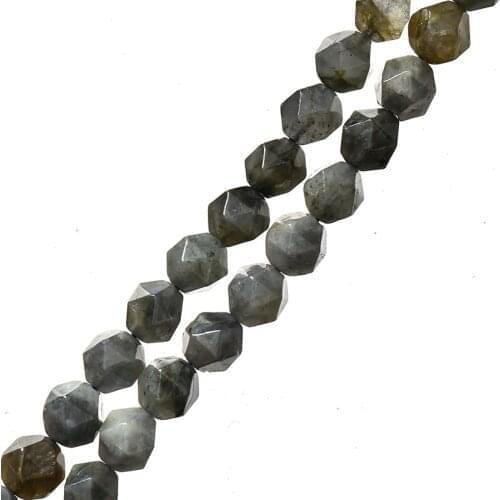 Wholesale 8mm Natural Cutting Amphibole Stone Loose Beads For Handmade Bracelets 14inch H773