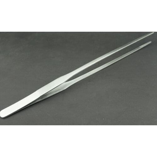 10 PCS/Lot 10.5" 27cm Tweezers Stainless Steel Aquarium Live Plant Fish Reef Marine Tank