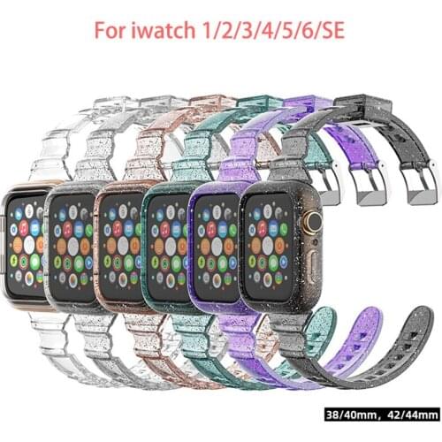 Silicone Strap For Apple watch 6 band iWatch series SE 5 4 3 38mm 42mm Sport wristband Silicone for Apple watch band 44mm 40mm