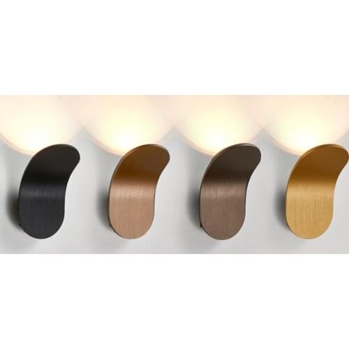 Nordic Modern Led Wall Lamp For Bedroom Living Room Study Creative Simple Corridor Lighting Luminaire Indoor Decorative Supplies