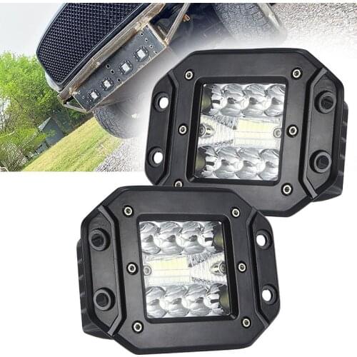 Car work light led 12v 24v working lights drl led running lighting combo beam pods lamp for off road 4x4 atv tractor bus