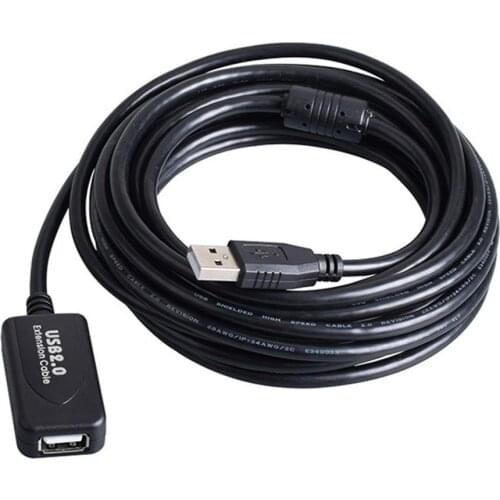 USB 2.0 Extension Cable 10M USB Male To Female Data Cable Signal Amplifier Extender Printer Cable