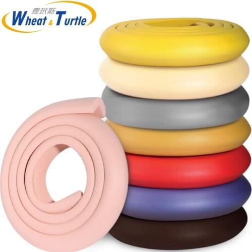 Children Protection Table Guard Strip Baby Safety Products Glass Edge Furniture Horror Crash Bar Corner Foam Bumper Collision