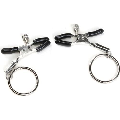 One ring Nipple Clamps,Breast Clip,Nipple Clip,Breast Clamp,Female Breast Clip Clitoris Clips Adult Games,BDSM Sex Toys Erotic