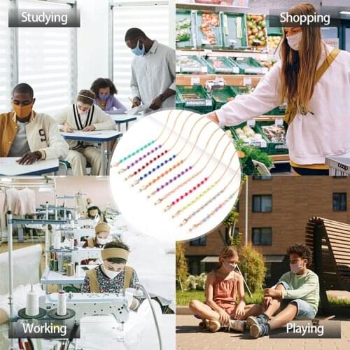 1 PC Mask Holder Strap Anti-lost Eyeglass Chains Face Mask Hanging Lanyard Necklace Accessories