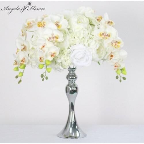 35cm/45cm hydrangea peony rose orchid artificial flower ball centerpiece decor wedding backdrop table flower ball bouquet wall