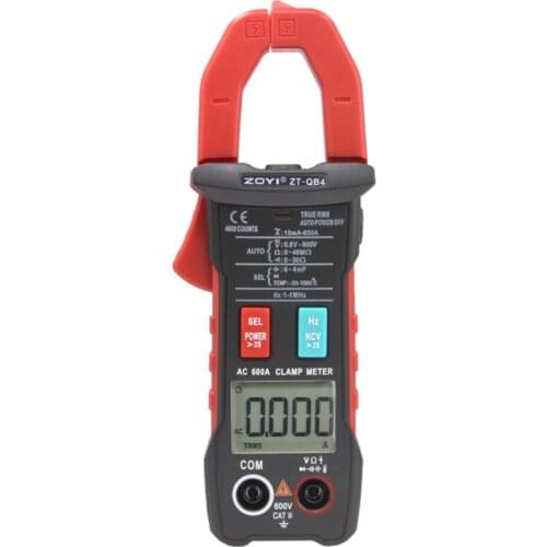 Auto-ranging/T-RMS/NCV Clamp Meter Ammeter Multimeter Tester Automatic Silica Gel AC DC True-RMS Mini Can Automatically Identify