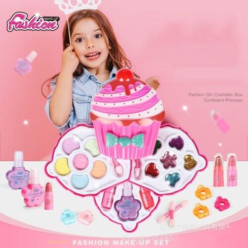 Kids Makeup Set Princess kids Cosmetics Make up set Safe Washable Kids Makeup Set Box Princess Beauty Pretend Play Toys For Girl